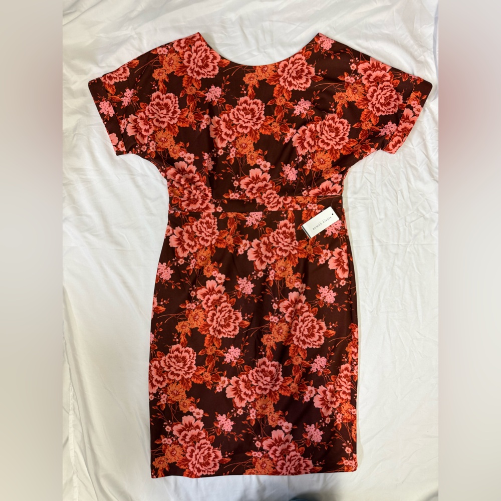Alexia Admor NWT Rust Floral Dress Large